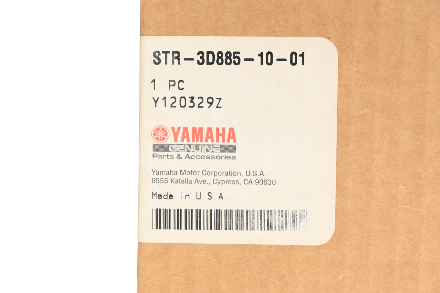 New OEM Yamaha STR-3D885-10-01 Chrome Upper Belt Guard Kit NOS
