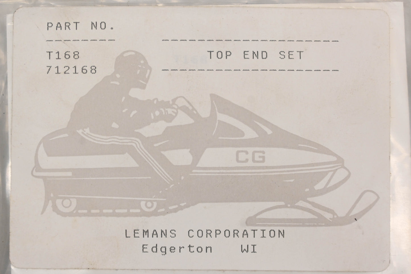 LeMans T168, 712168 Top End Gasket Kit NOS