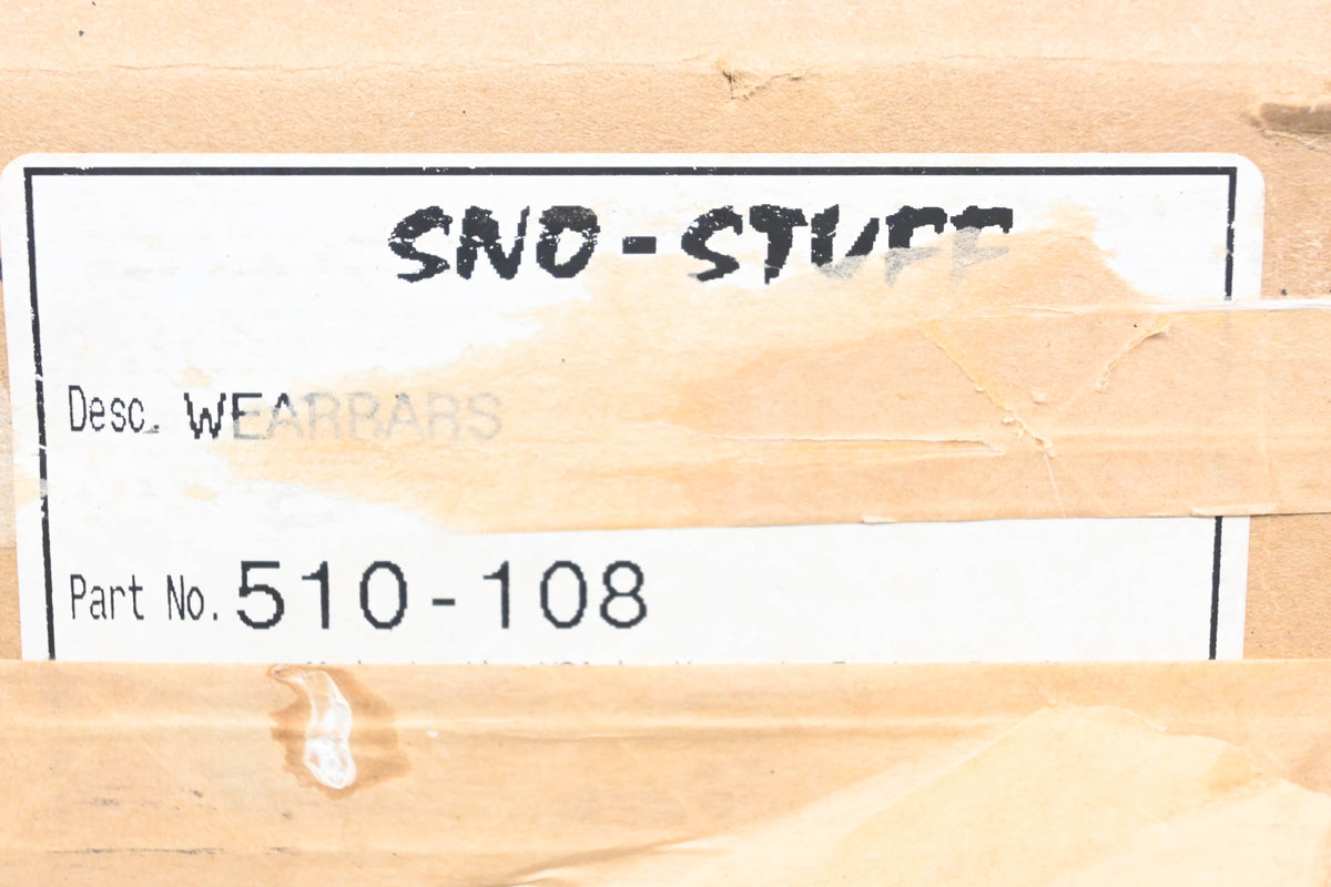 Sno-Stuff 510-108 Runner Wear Bar NOS