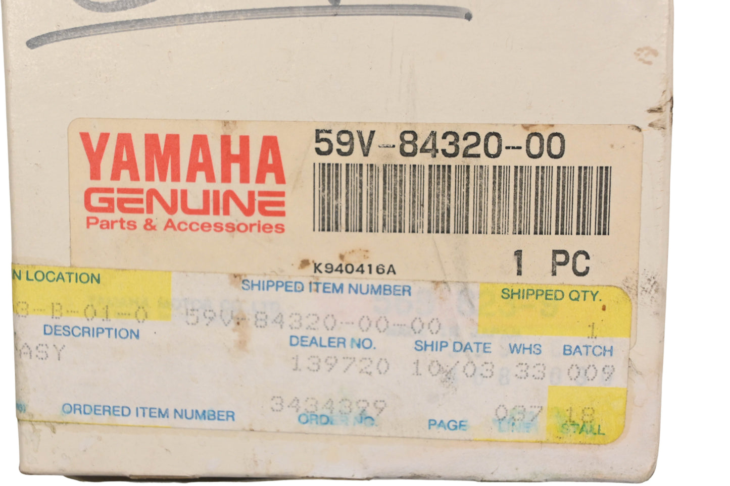 New OEM Yamaha 59V-84320-00-00 Headlight NOS