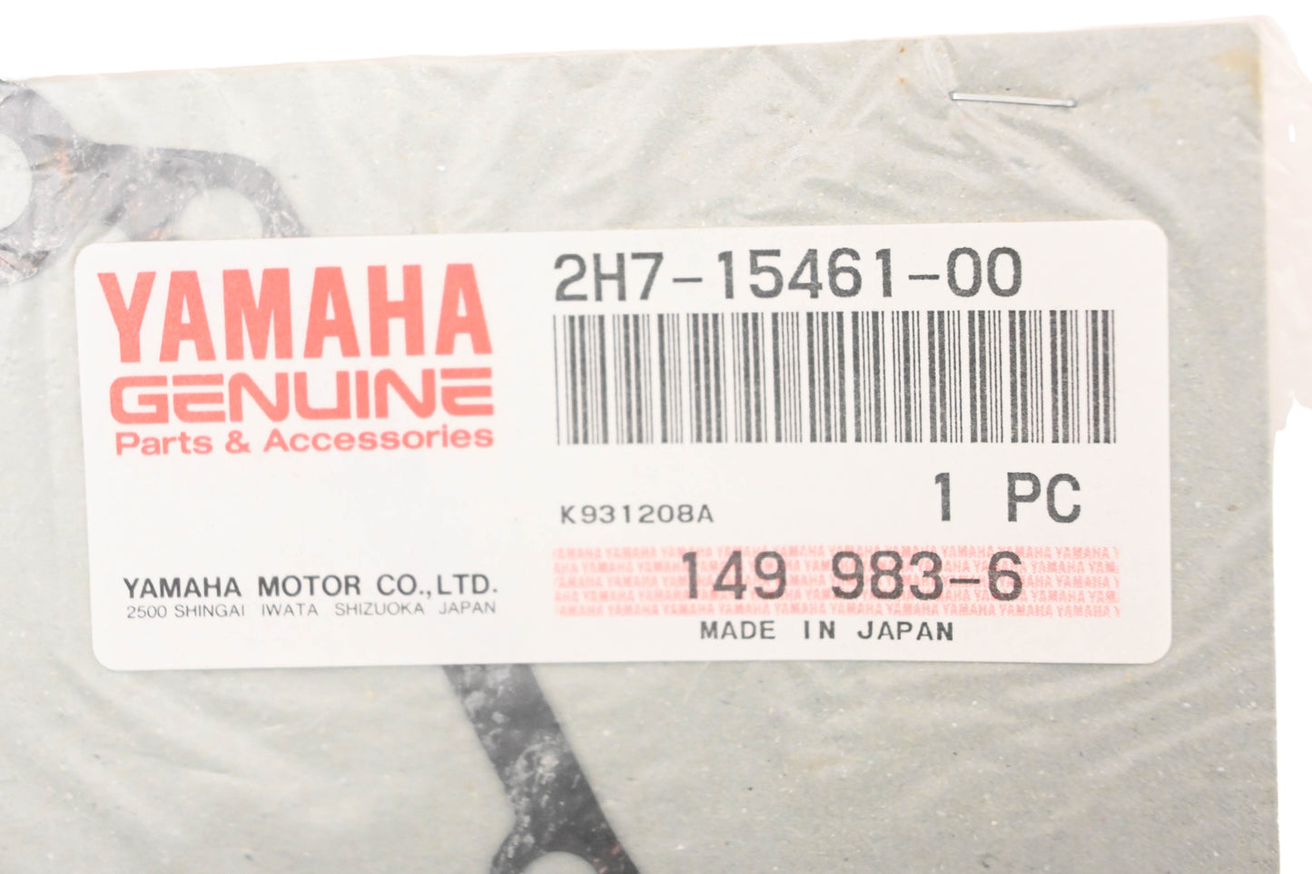 New OEM Yamaha 2H7-15461-00-00 Crankcase Cover Gasket NOS