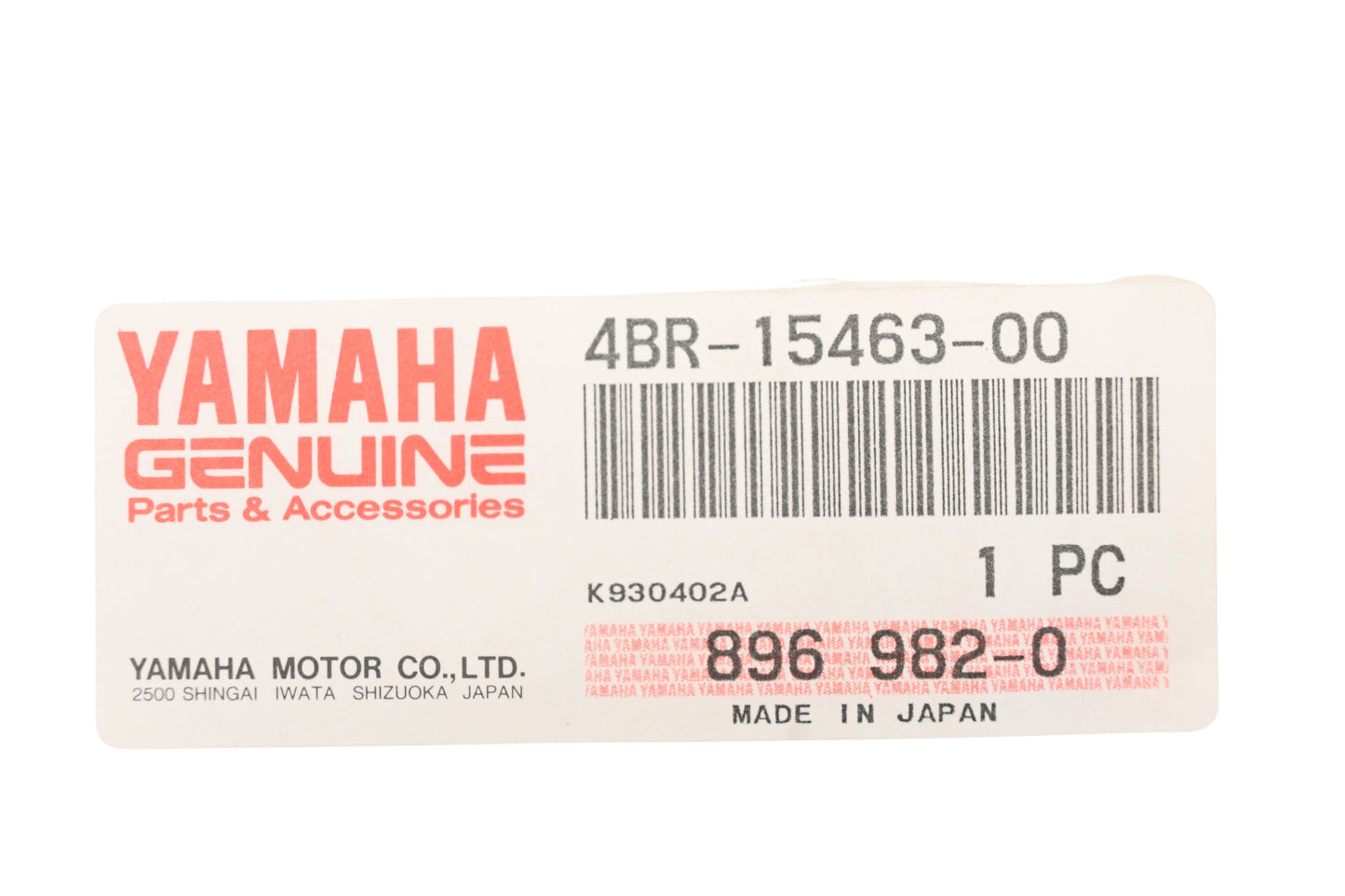 New OEM Yamaha 4BR-15463-00-00 Carburetor Cover Gasket NOS