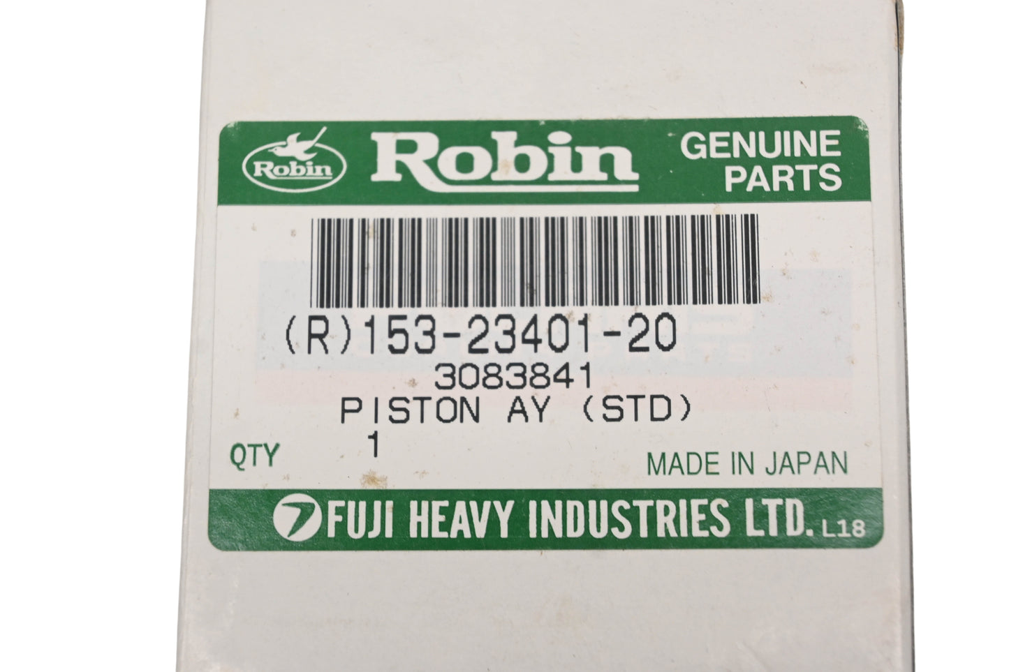 New OEM Polaris 3083841, 153-23401-20 Robin Piston NOS