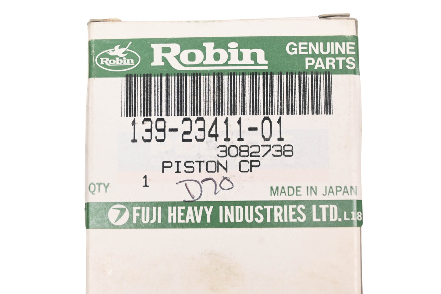 New OEM Polaris 3082738, 139-23411-01 Robin Piston NOS