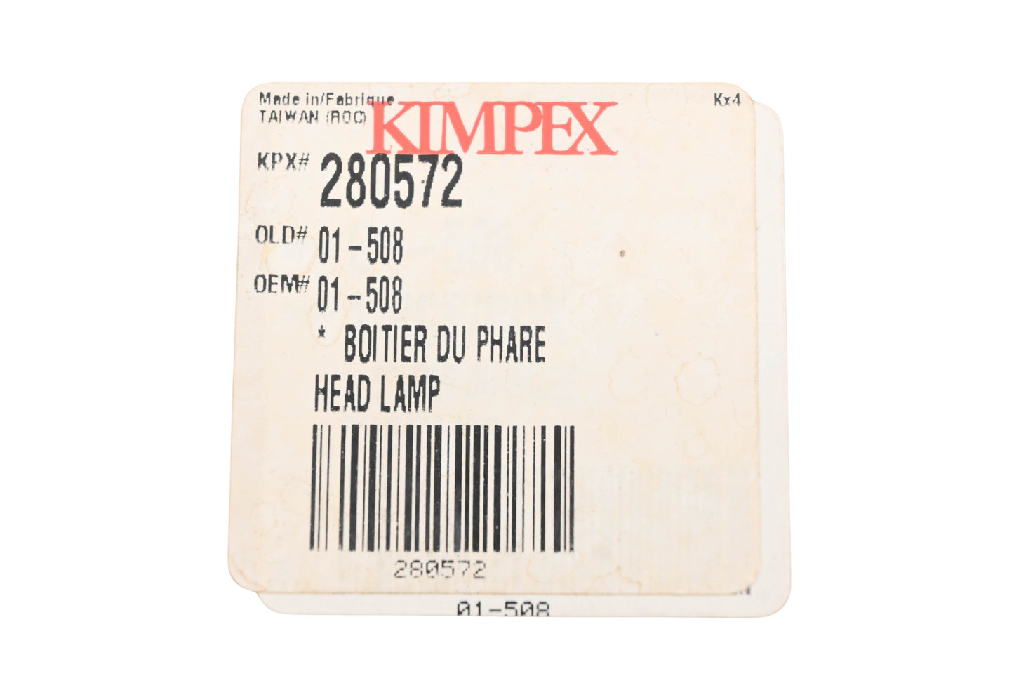 Kimpex 280572, 01-508 Polaris Headlamp NOS