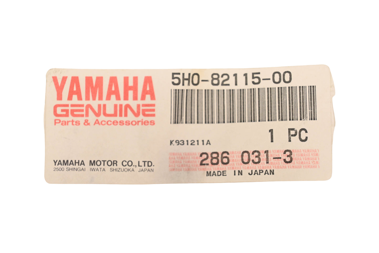 New OEM Yamaha 5H0-82115-00-00 Plus Lead Wire NOS