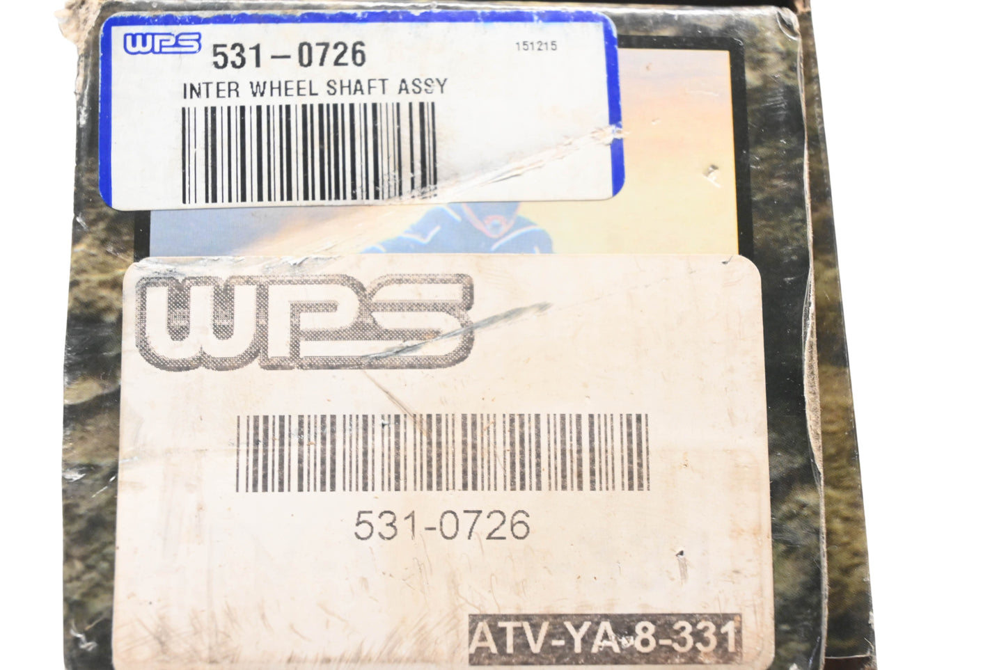 Interparts 531-0726, ATV-YA-8-331 Rear Axle Assembly