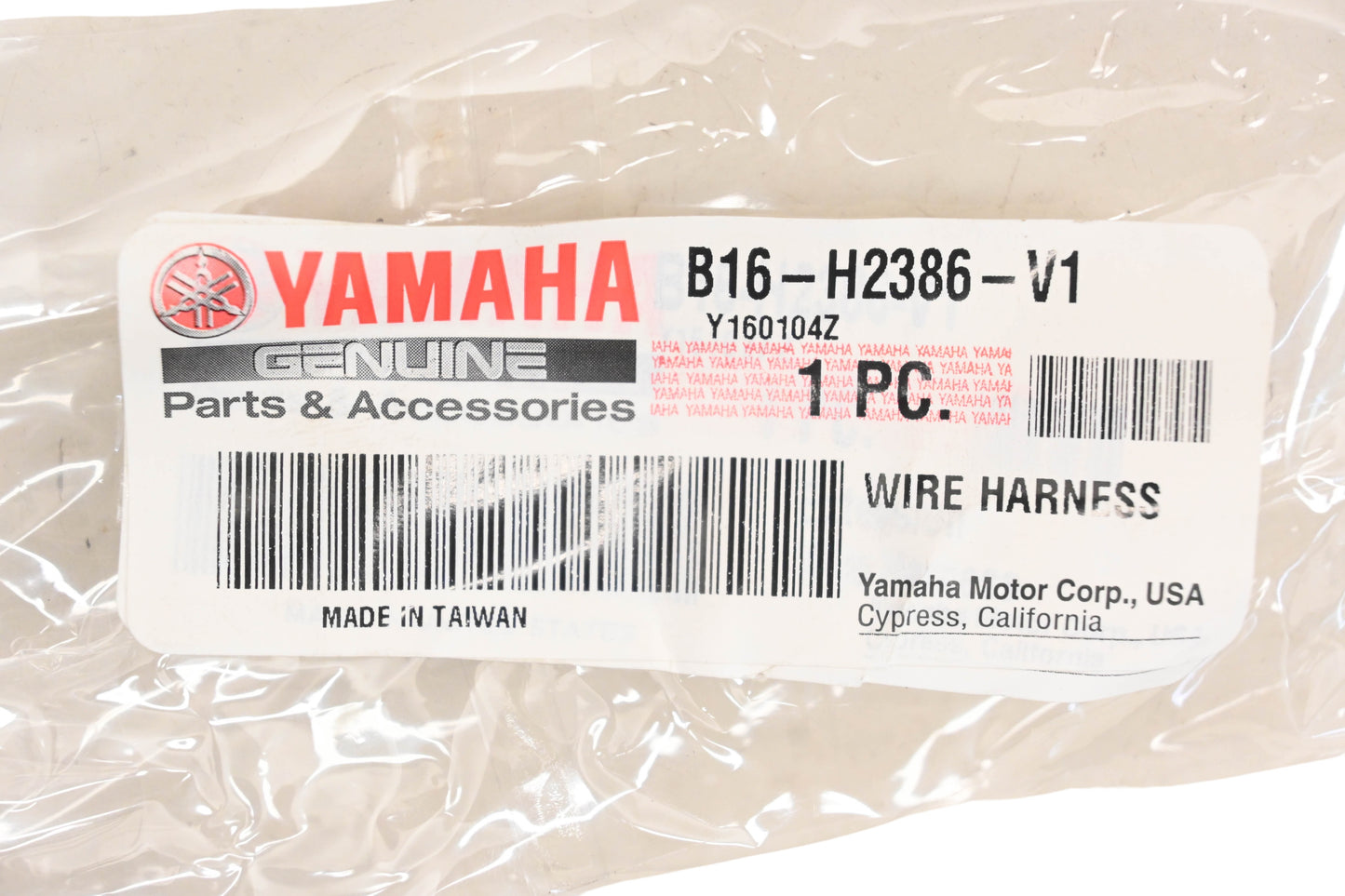 New OEM Yamaha B16-H2386-V1-00 Wire Harness NOS