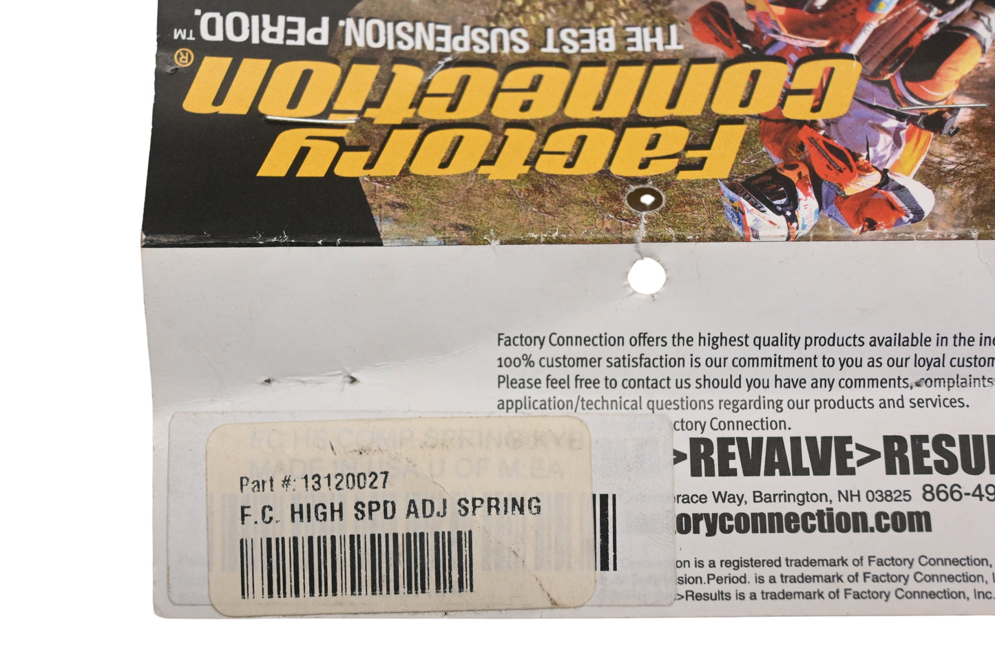 Factory Connection 13120027 High Speed Adjustment Spring NOS