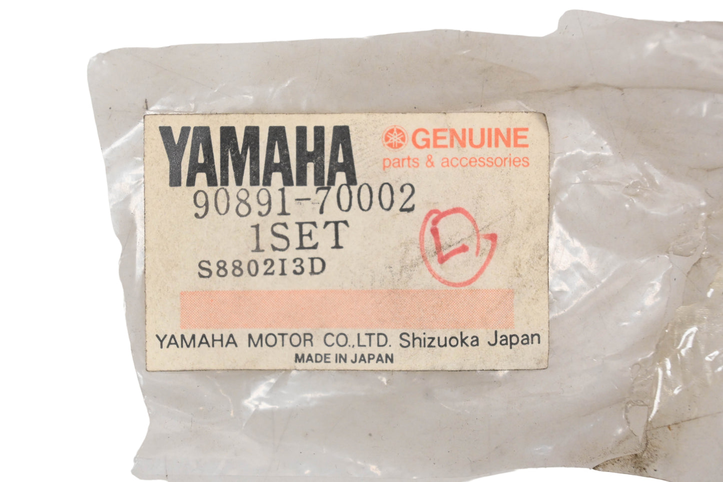 New OEM Yamaha 90891-70002-00 Lefthand Gunwale Kit NOS
