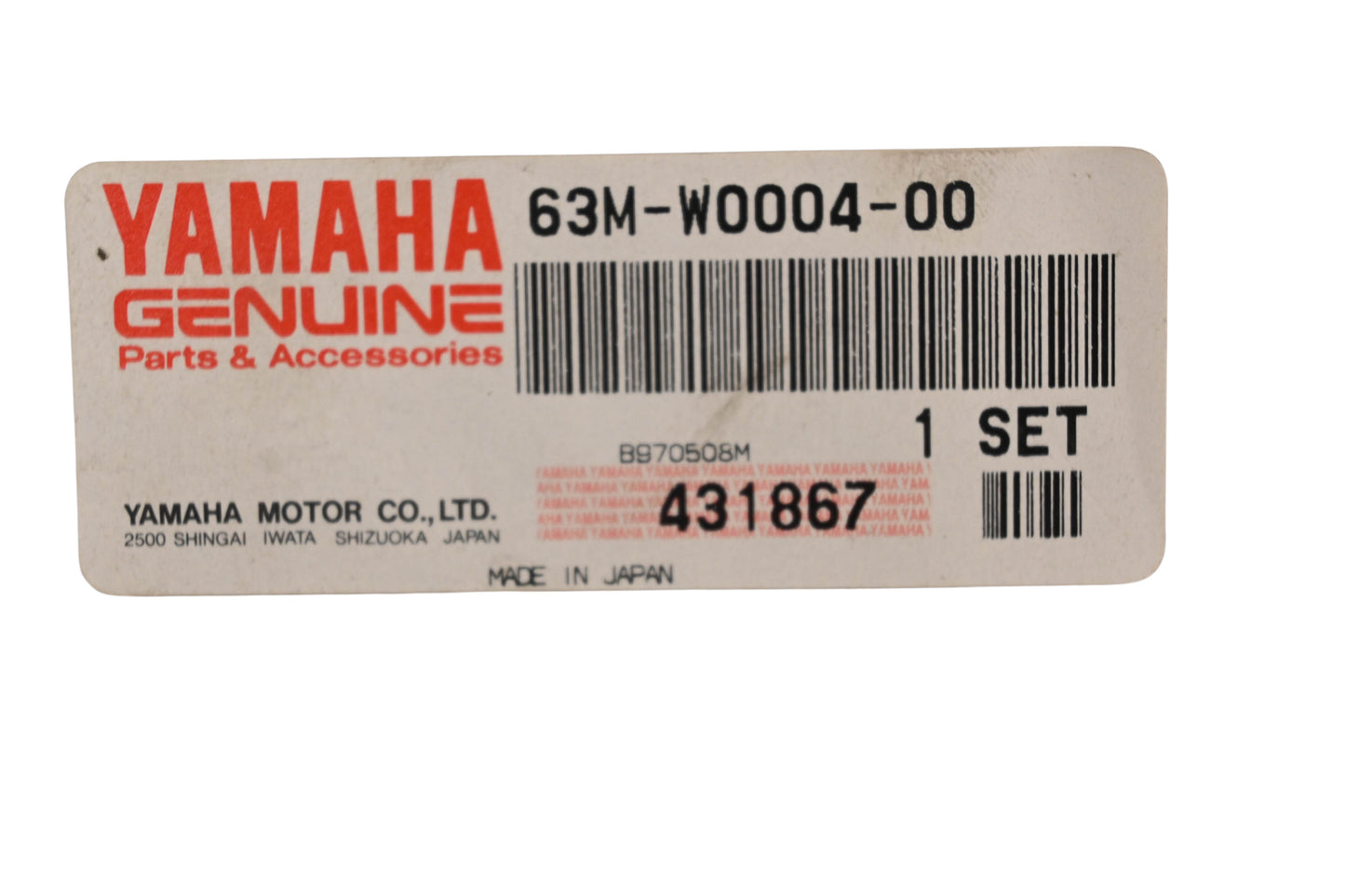 New OEM Yamaha 63M-W0004-00-00 Reed Valve Repair Kit NOS