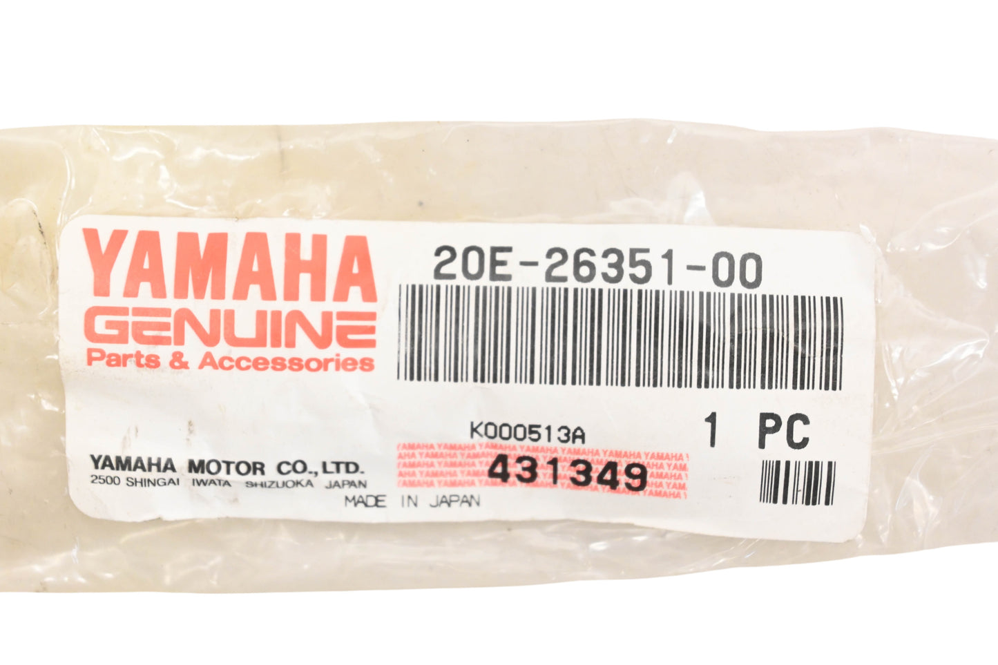 New OEM Yamaha 20E-26351-00-00 Rear Brake Cable NOS