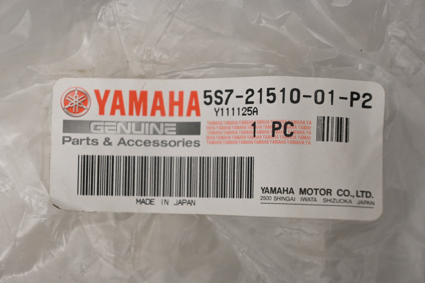 OEM Yamaha 5S7-21510-01-P2 Blue Front Fender