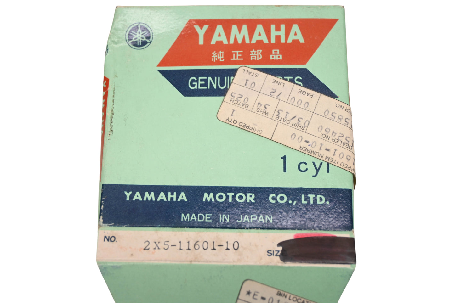 New OEM Yamaha 2X5-11601-10-00 Piston Ring Kit NOS