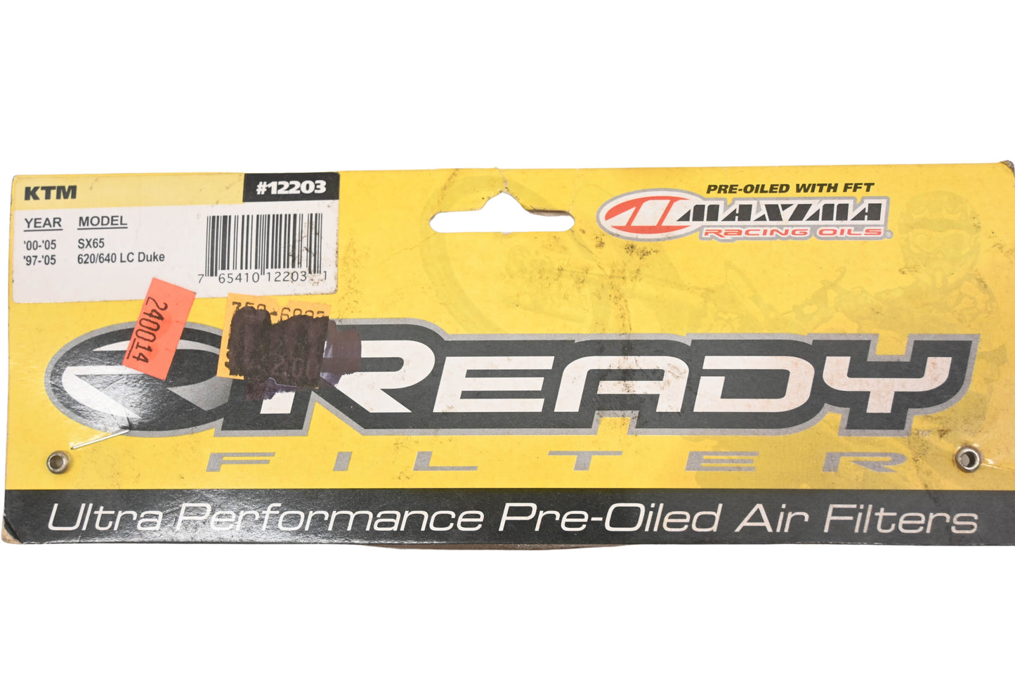 Ready Racing 12203 Pre-Oiled Air Filter NOS