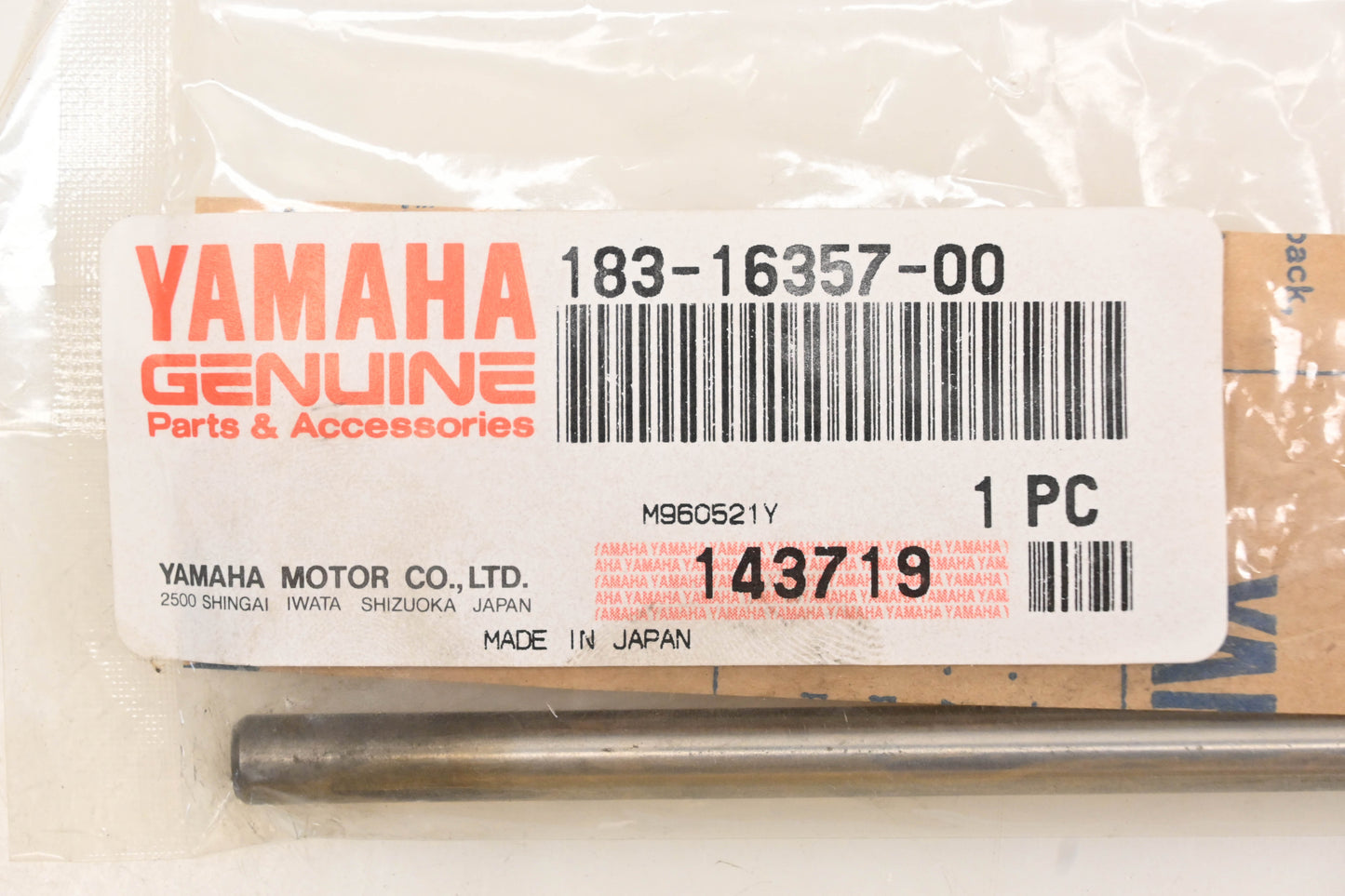 New OEM Yamaha 183-16357-00-00 Push Rod NOS