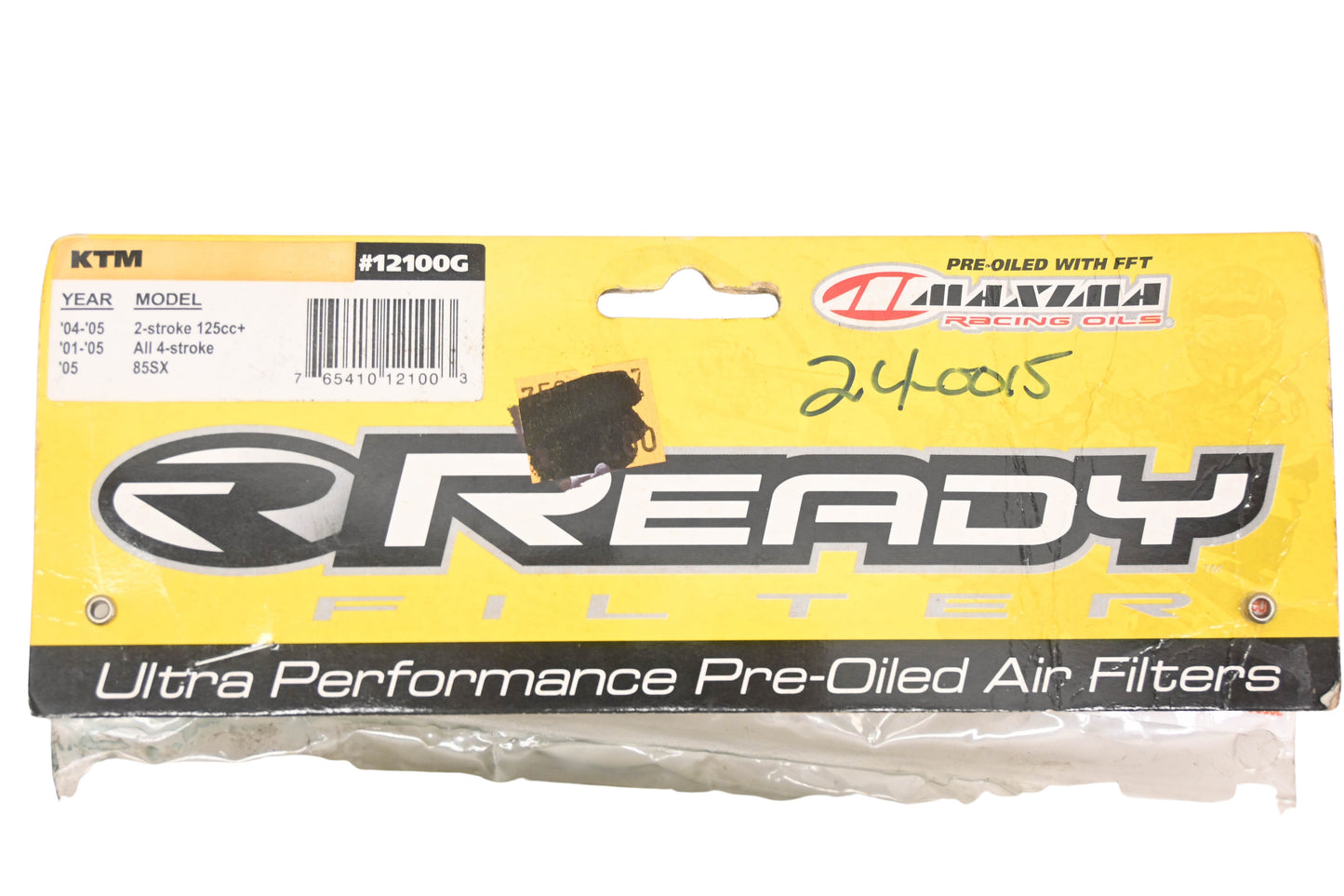 Ready Racing 12100G Pre-Oiled Air Filter NOS