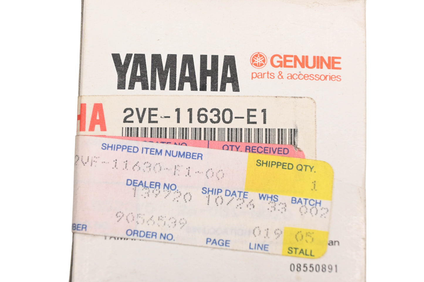 New OEM Yamaha 2VE-11630-E1-00 Piston Kit NOS