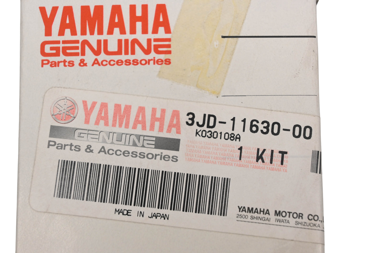 New OEM Yamaha 3JD-11630-00-00 Piston Kit NOS