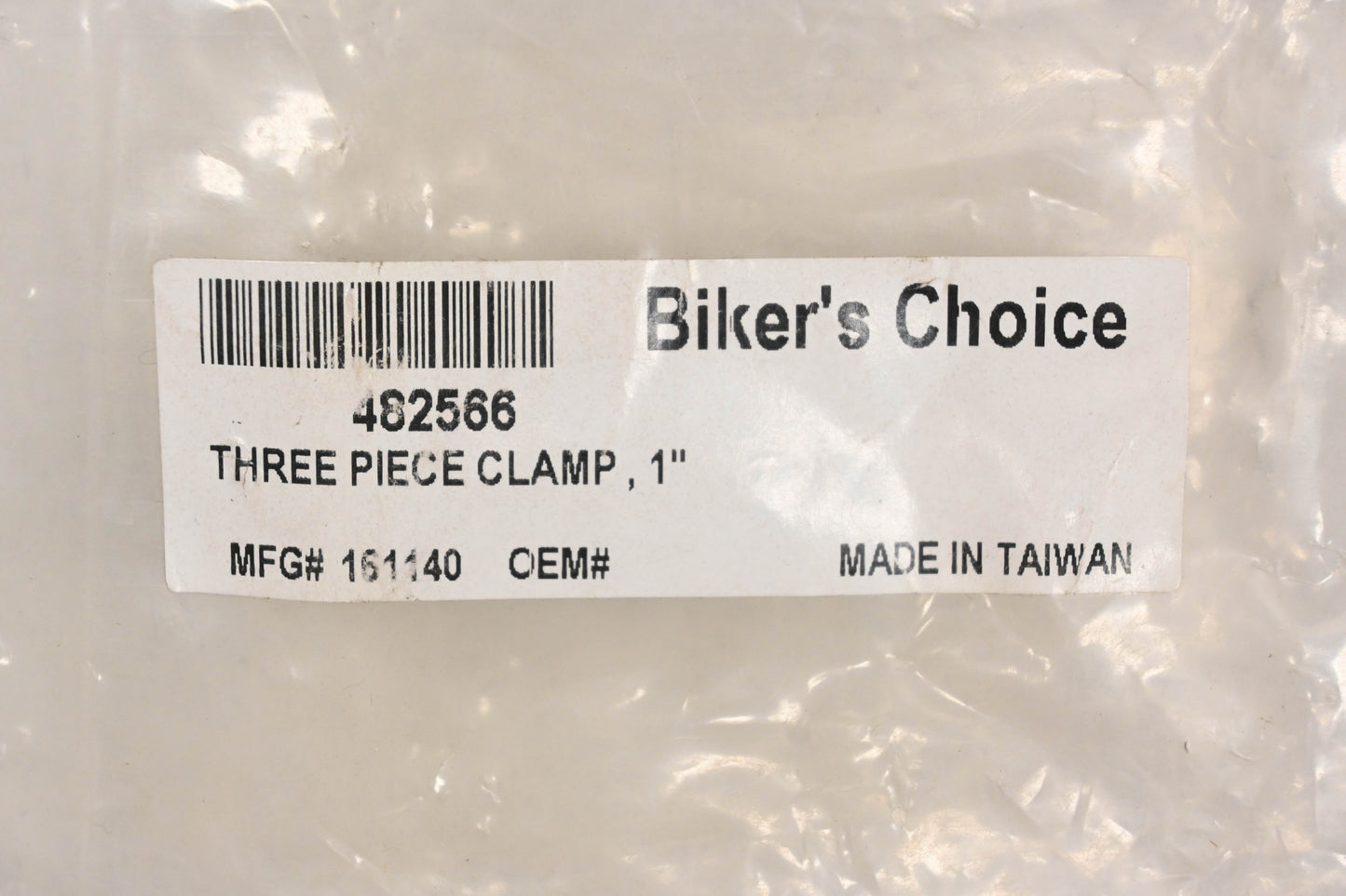 Biker's Choice 161140, 482566 Three Piece Clamp Kit NOS