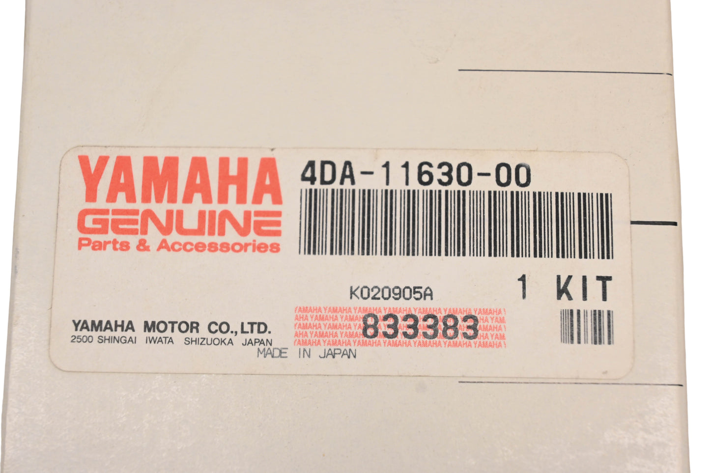 New OEM Yamaha 4DA-11630-00-00 Piston Kit NOS