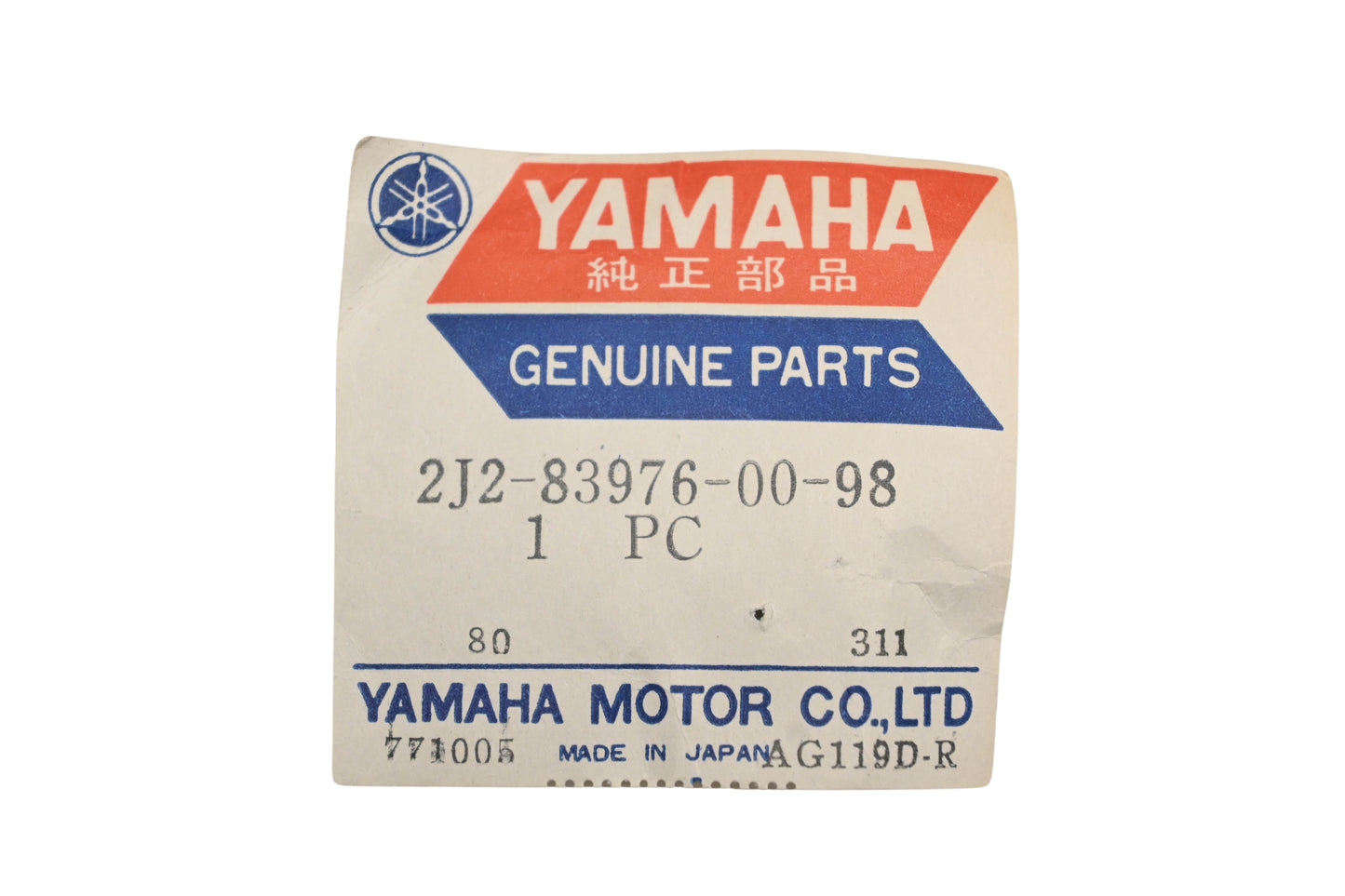 New OEM Yamaha 2J2-83976-00-98 Handle Engine Stop Switch Kit NOS