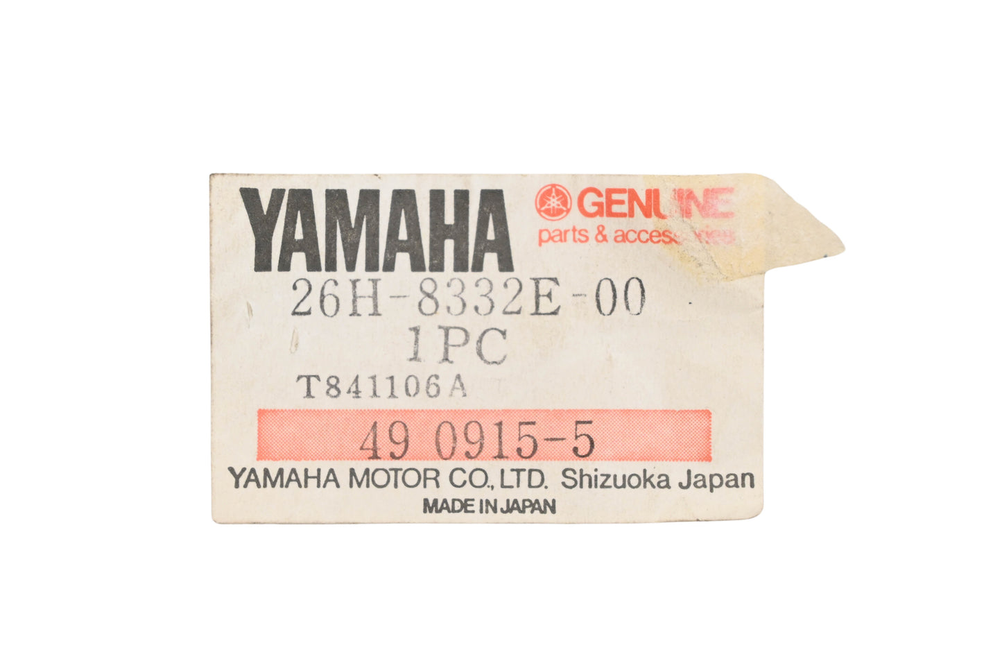 New OEM Yamaha 26H-8332E-00-00 Bulb Socket Cord NOS