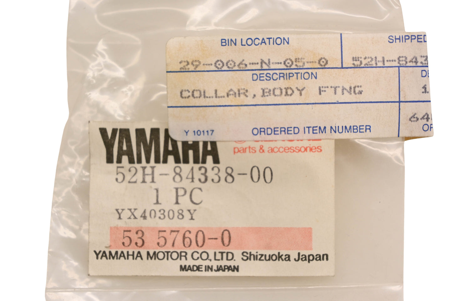 New OEM Yamaha 52H-84338-00-00 Headlight Body Fitting Collar NOS