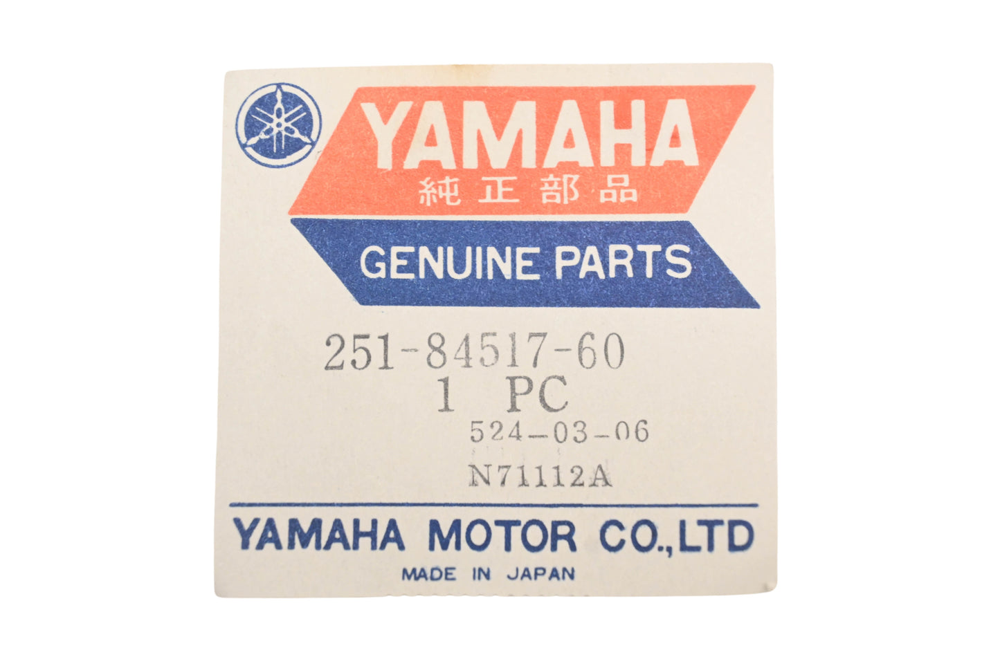New OEM Yamaha 251-84517-60-00 Taillight Wiring Cord NOS