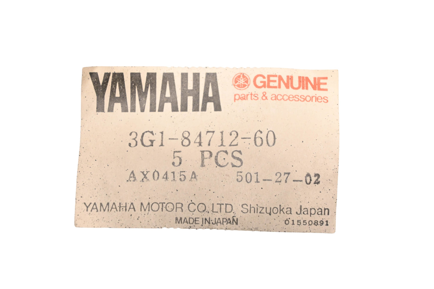 New OEM Yamaha 3G1-84712-60-00 Dampers Qty 5 NOS