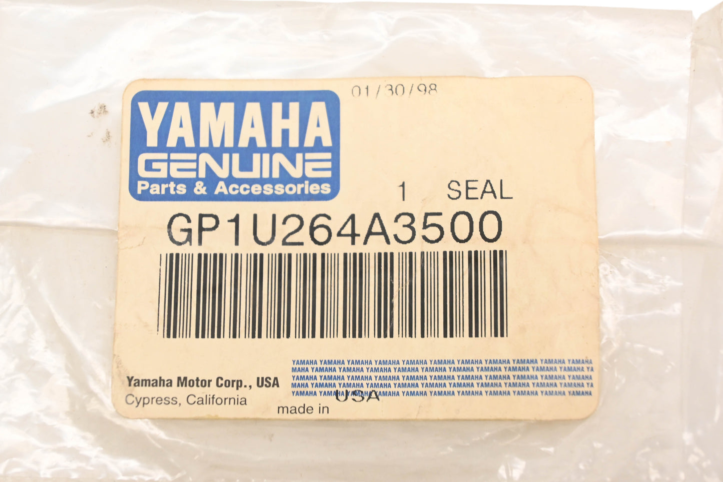 New OEM Yamaha GP1-U264A-35-00 Windshield Seal Strip NOS
