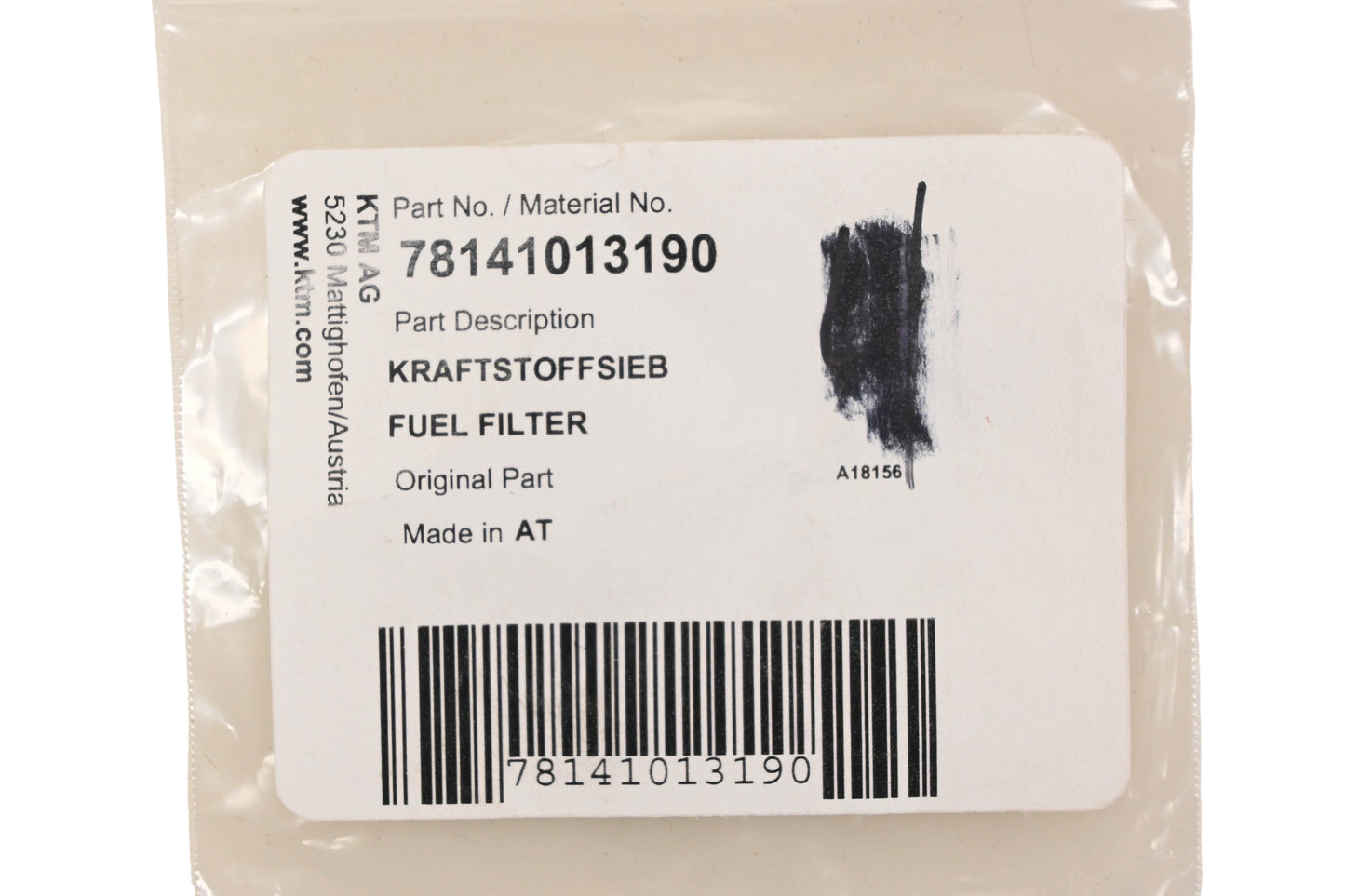 New OEM KTM 78141013190 Fuel Filter NOS