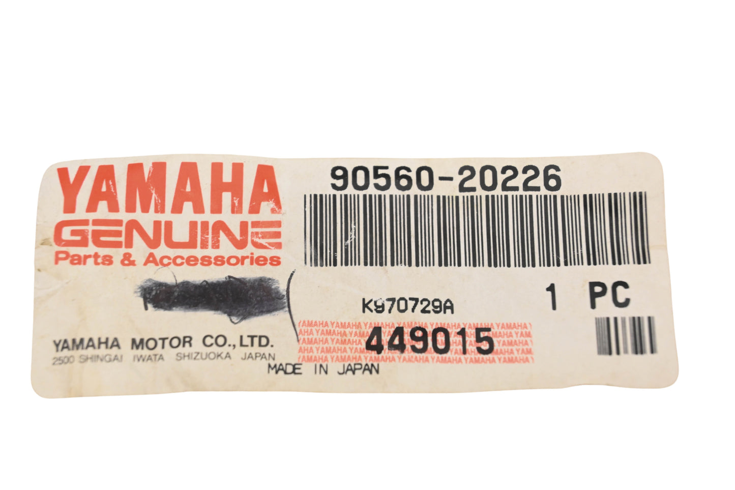 New OEM Yamaha 90560-20226-00 Spacer NOS