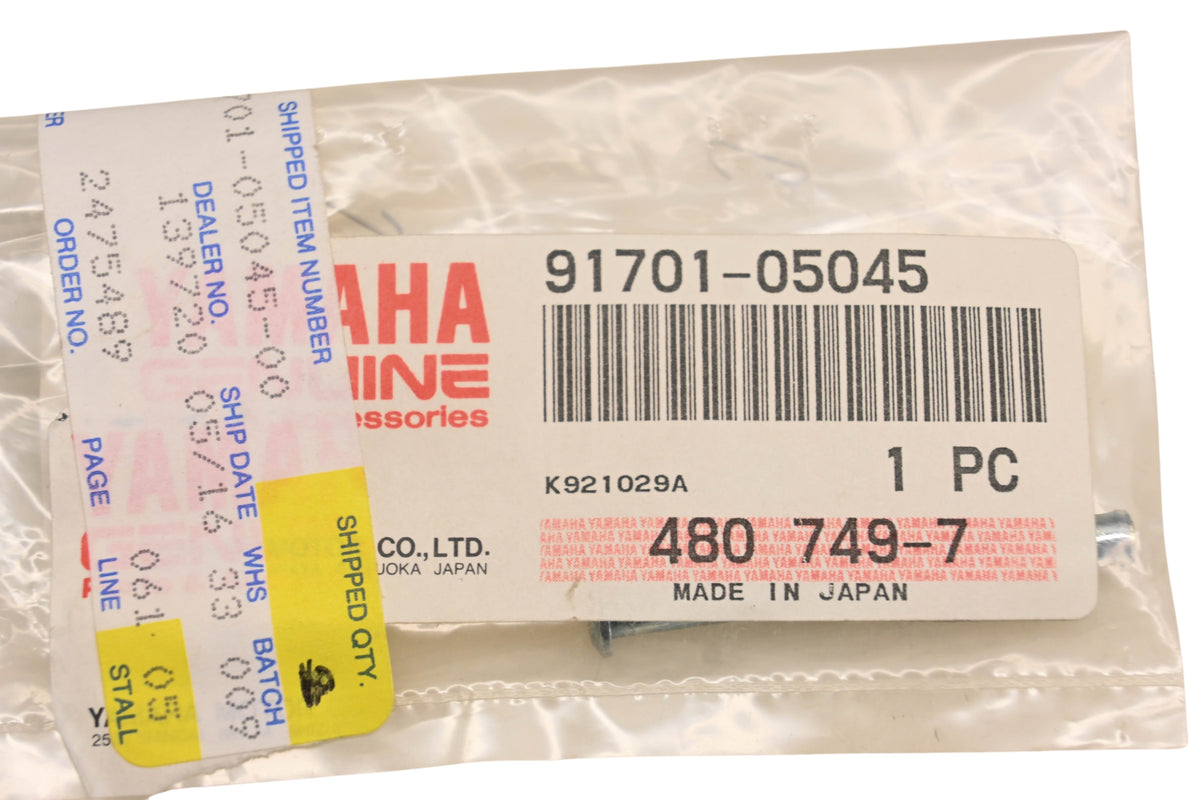New OEM Yamaha 91701-05045-00 Clevis Pin NOS