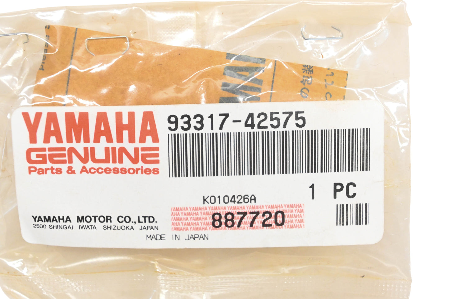 New OEM Yamaha 93317-42575-00 Koyo Bearing NOS