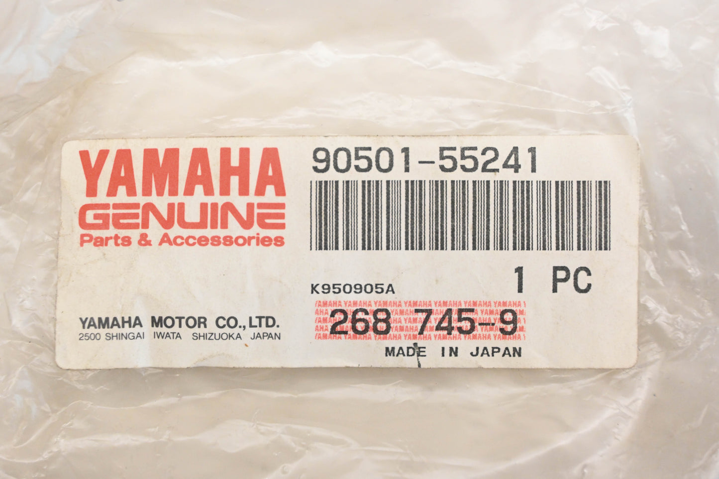 New OEM Yamaha 90501-55241-00 Compression Spring NOS
