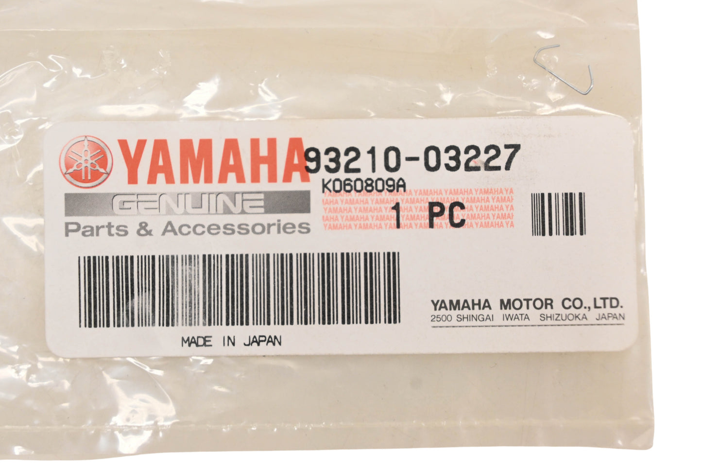 New OEM Yamaha 93210-03227-00 Carburetor O-Ring NOS