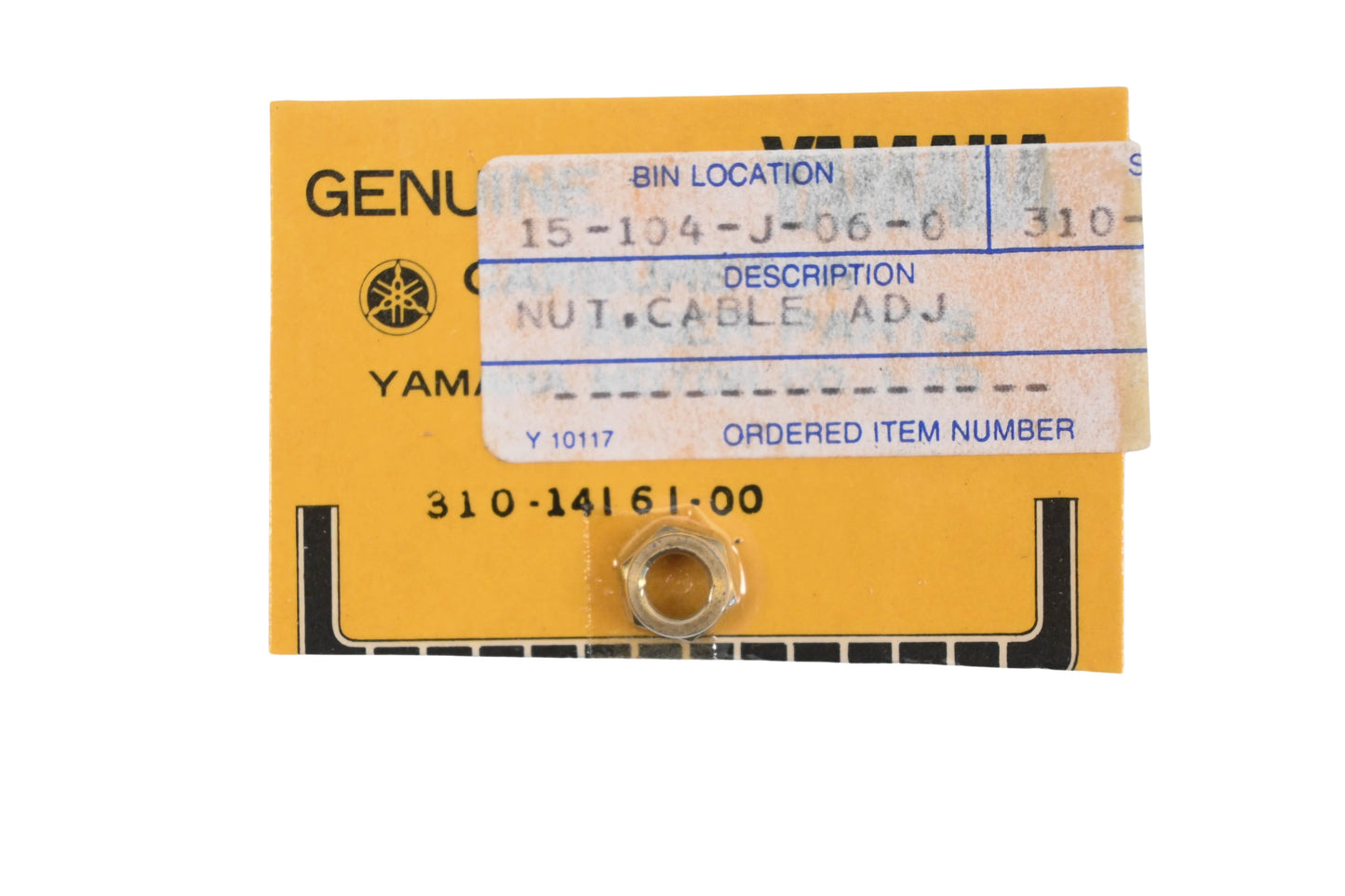 New OEM Yamaha 310-14161-00-00 Cable Adjusting Nut NOS