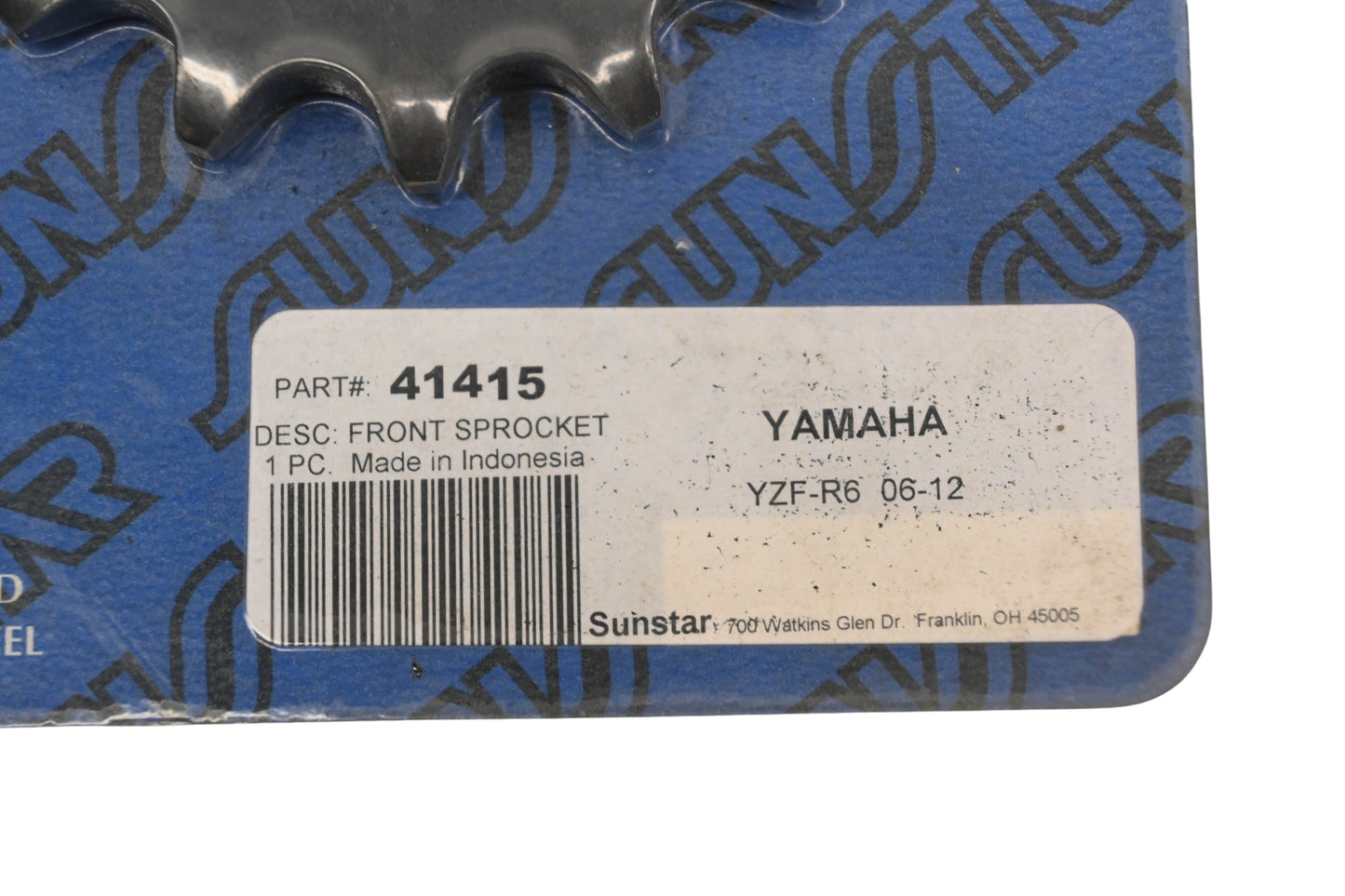 Sunstar 41415 Front Sprocket 15T NOS