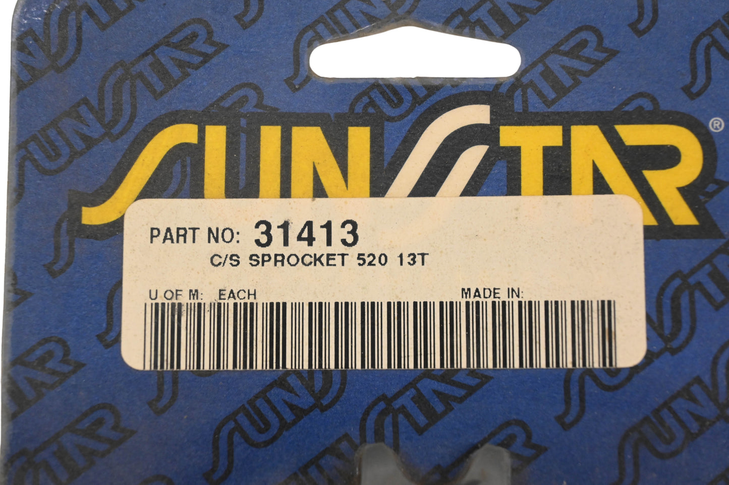 Sunstar 31413 Front Sprocket 13T NOS