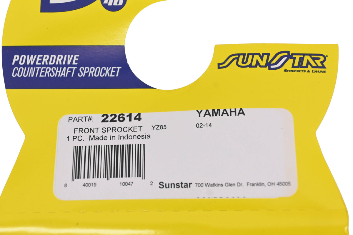 Sunstar 22614 Front Sprocket 14T NOS