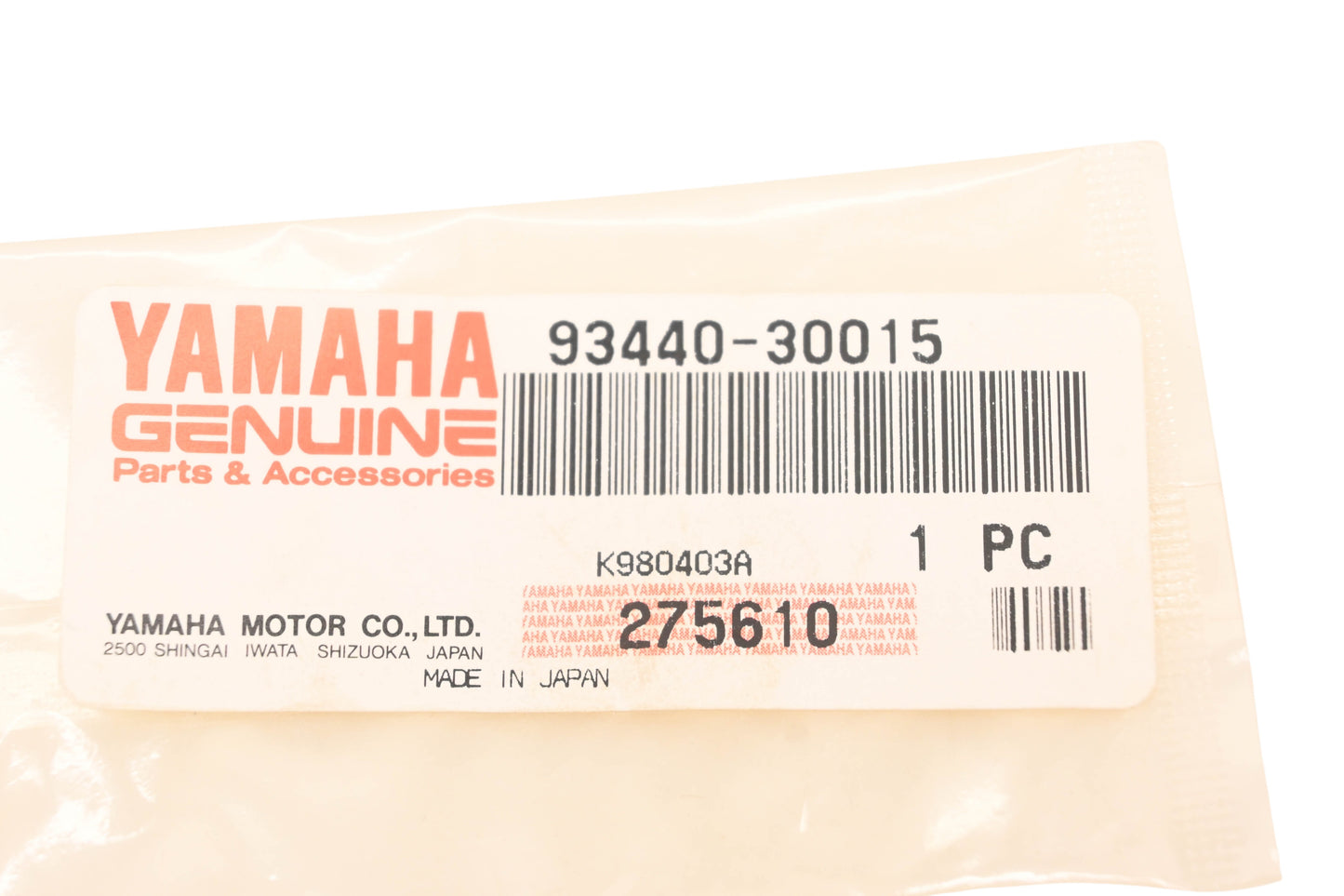 New OEM Yamaha 93440-30015-00 Outer Circlip NOS