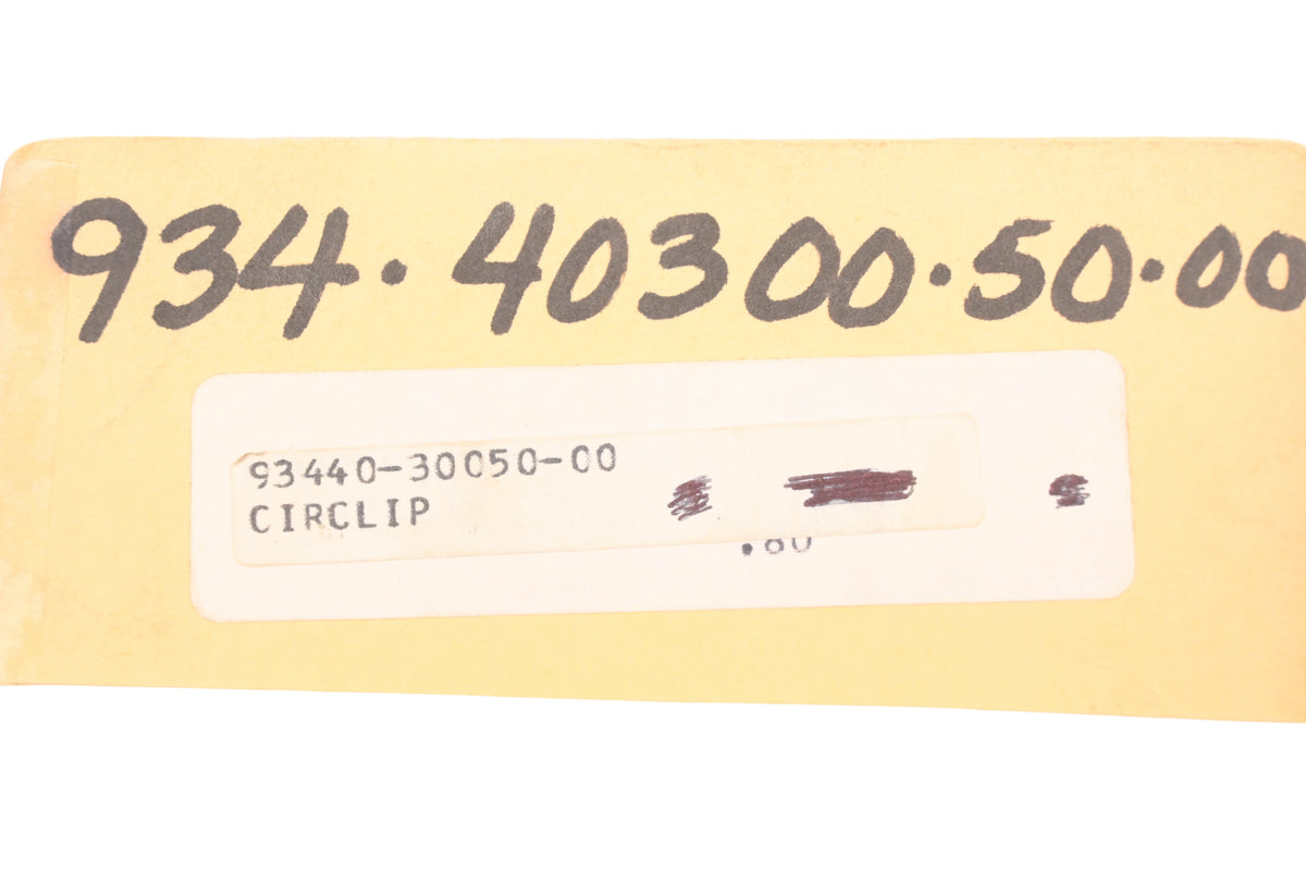 New OEM Yamaha 93440-30050-00 Outer Circlips Qty 3 NOS