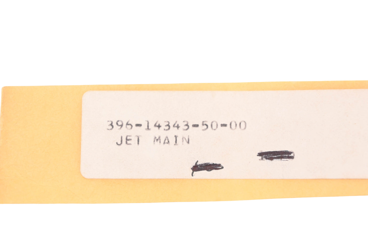 New OEM Yamaha 396-14343-50-00 Main Jet #100 NOS