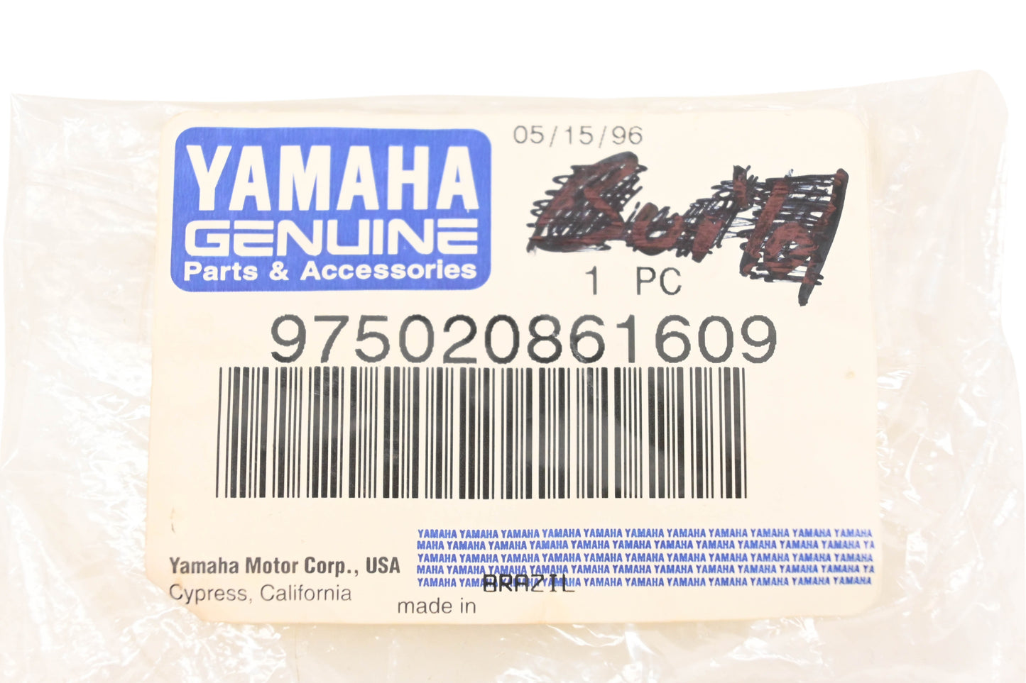 New OEM Yamaha 97502-08616-09 Hex Bolt & Washers NOS