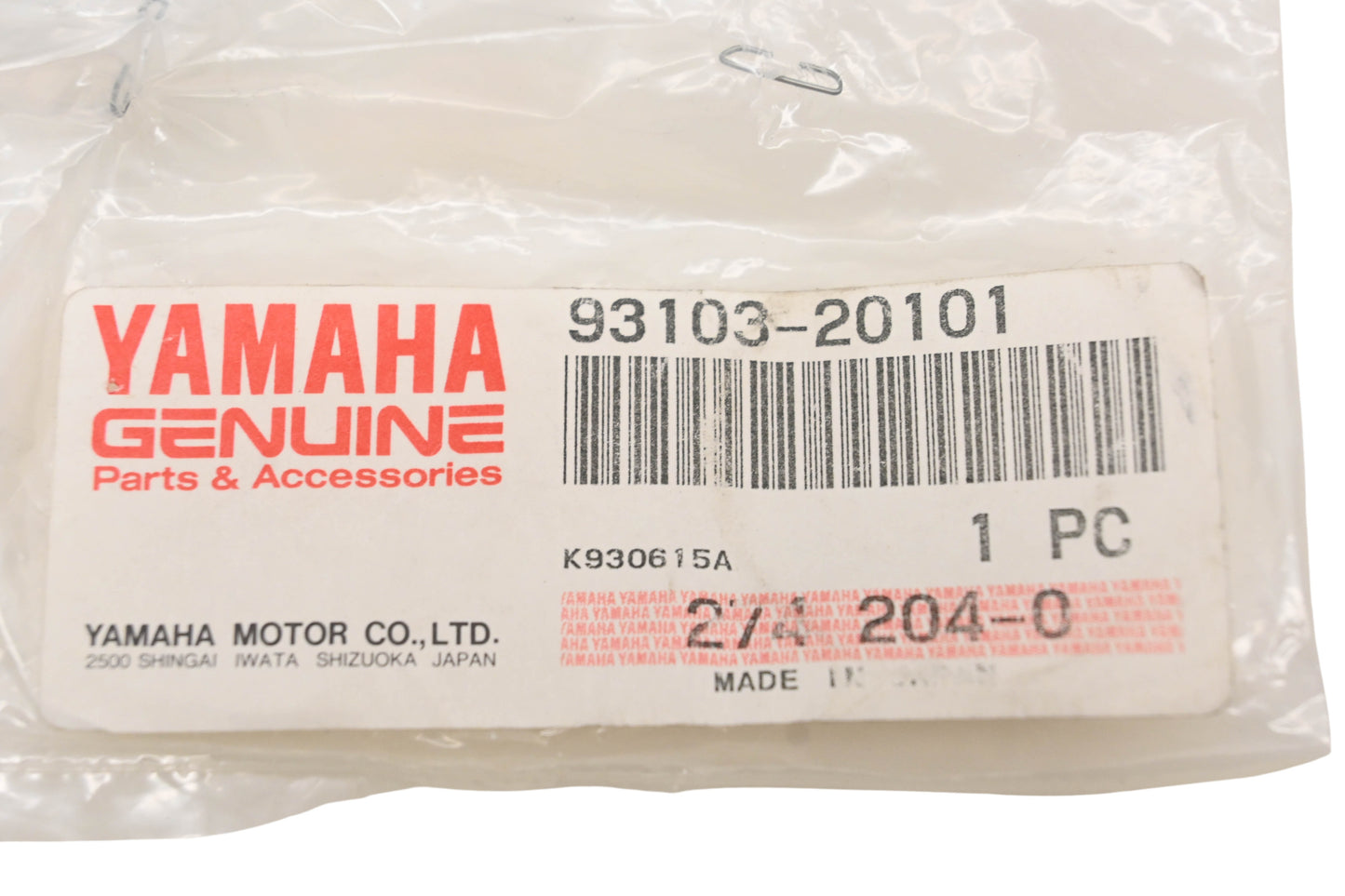 New OEM Yamaha 93103-20101-00 Oil Seal NOS