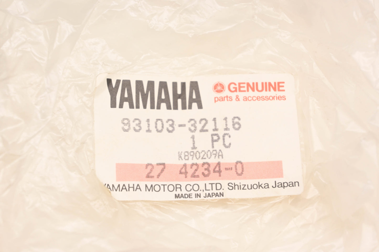 New OEM Yamaha 93103-32116-00 Oil Seal SW-Type NOS