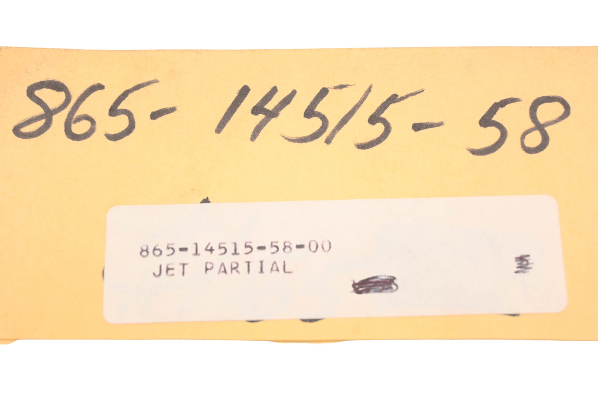 New OEM Yamaha 865-14515-58-00 Jet #58 NOS
