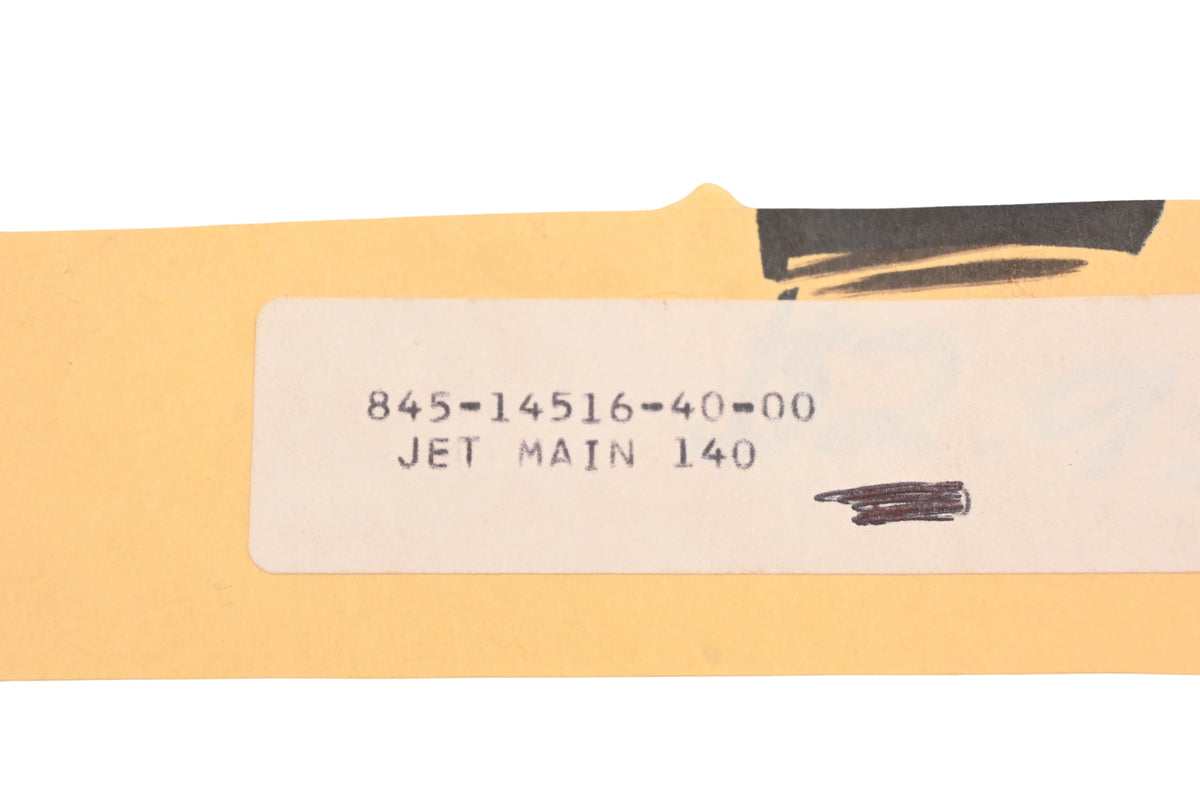 New OEM Yamaha 845-14516-40-00 Main Jet #140 NOS