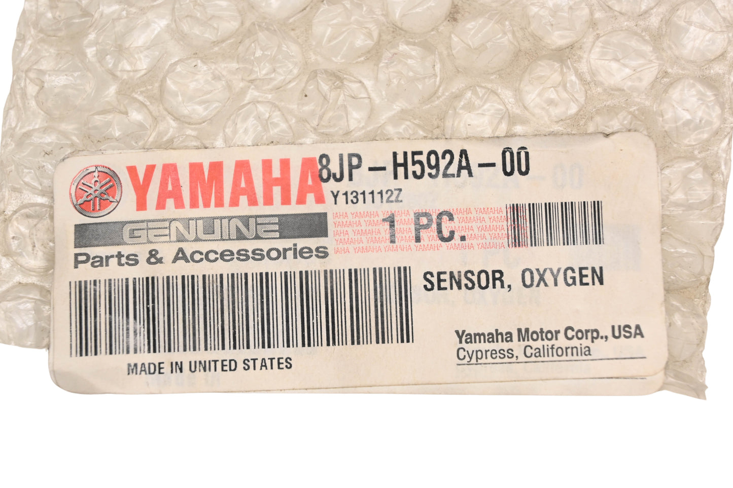 New OEM Yamaha 8JP-H592A-00-00 Oxygen Sensor NOS